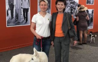 Elizabeth-Ann de Massy Presidente de la Societe Canine de Monaco and Monika Laneman Founder and ex-President of Estonian White Swiss Shepherd Assotiation 21